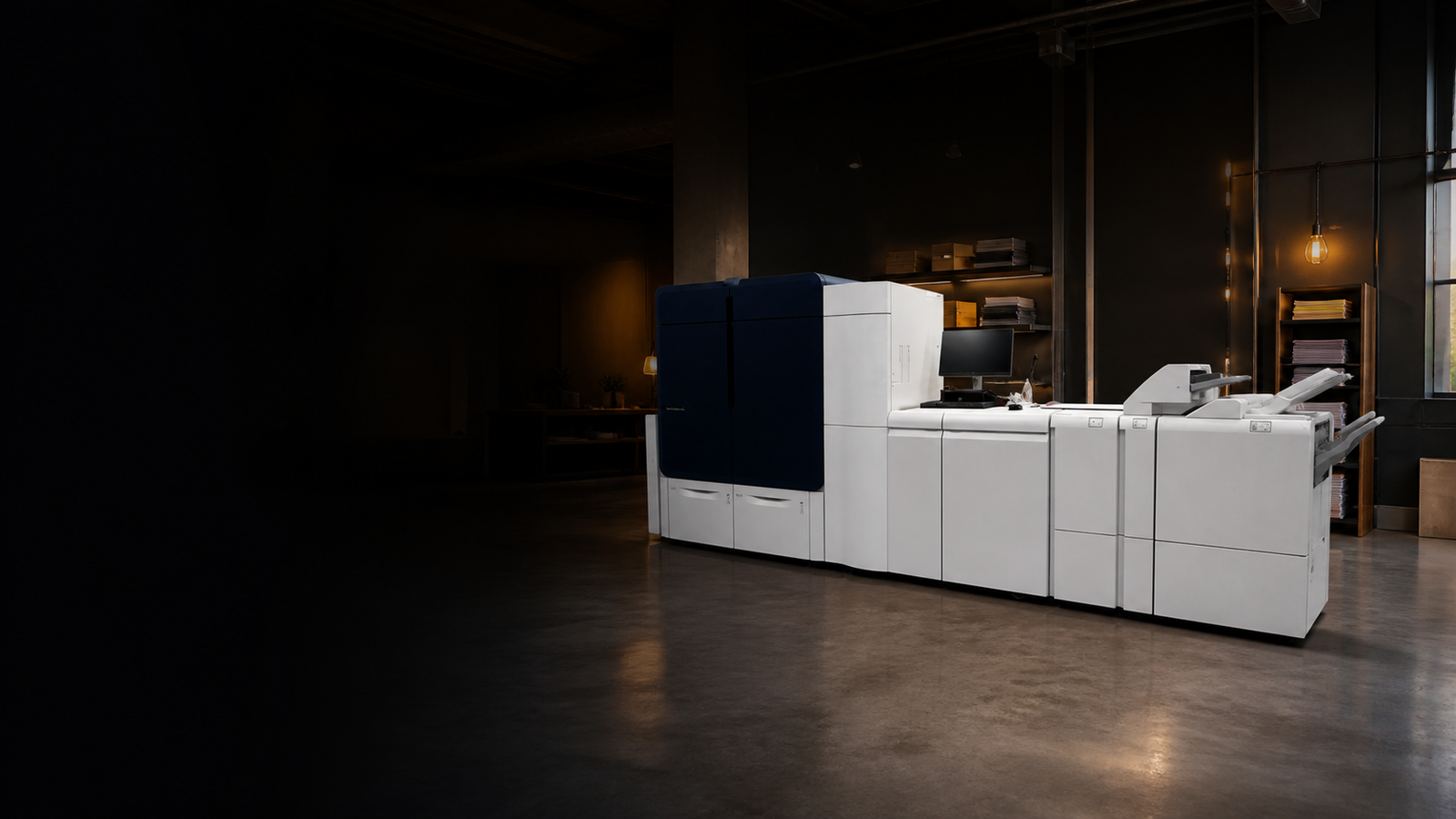 Xerox Iridesse digital production press in a premium Calgary print shop