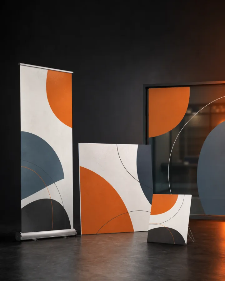 Banner stands / roll-up banners print production