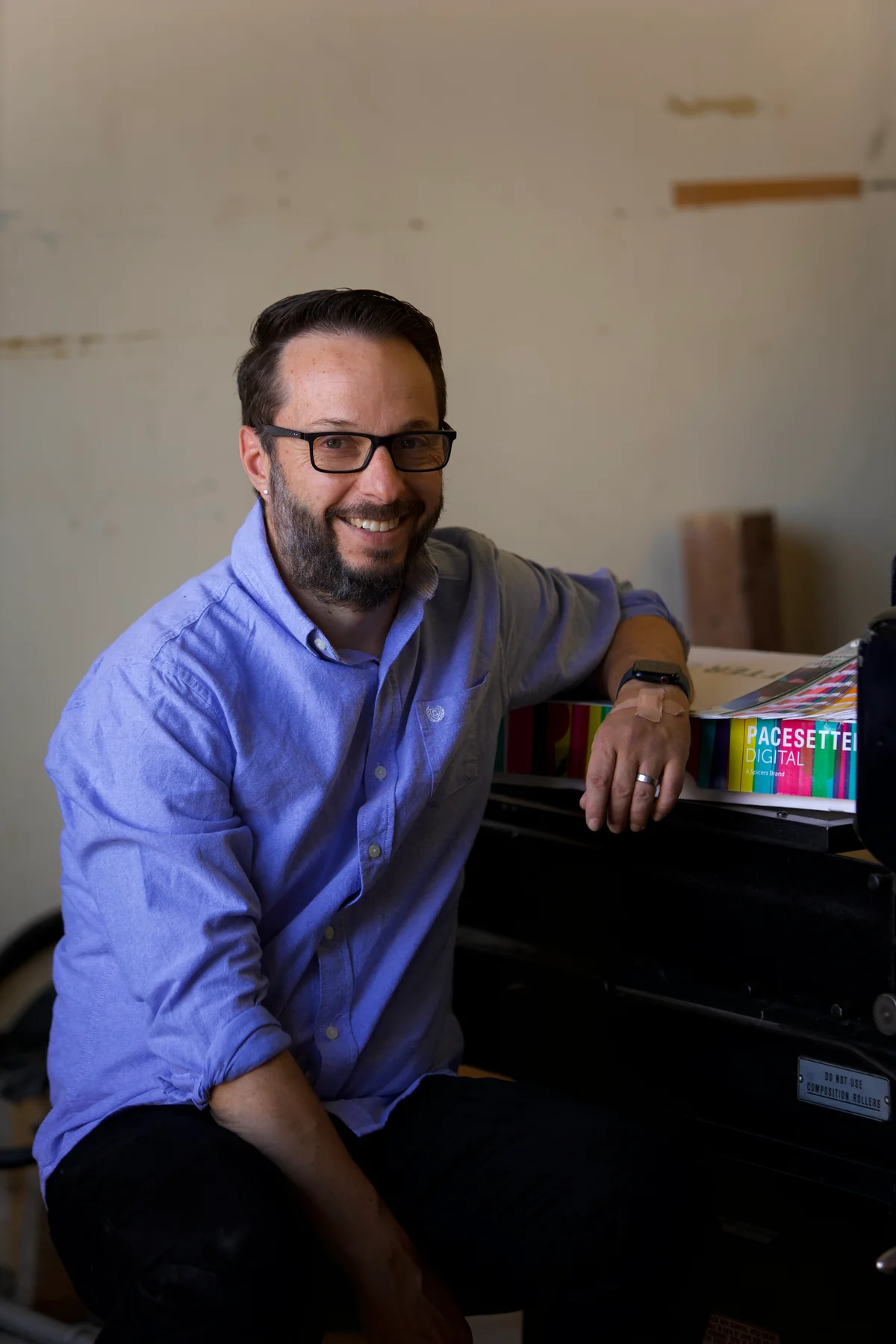 Kurtis at Acorn Printing